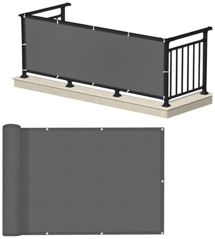 Telo paravento per balcone, protezione UV, impermeabile e antivento, ideale per giardino e piscine