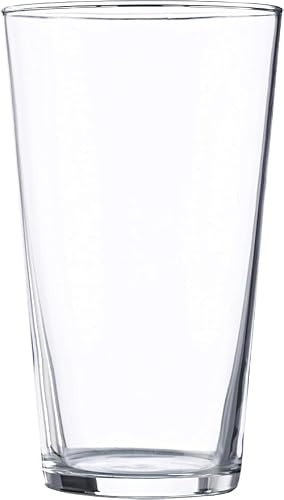 Genérico Vaso Cubata Cristal Transparente, 47cl, 15cm Altura, Caja 12 Unidades, Ideal para Agua, Refrescos y Cubatas, apto para lavavajillas y microondas.
