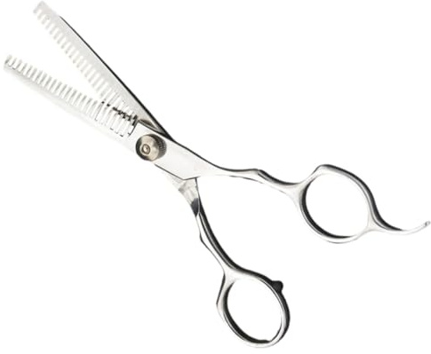 Ciseaux Coiffure à Effiler Double Dent 6 Pouces en Acier Inoxydable | Ciseau Coiffeur, Accessoires de Coiffeur, Fournitures de Coiffure pour Salon Professionnel