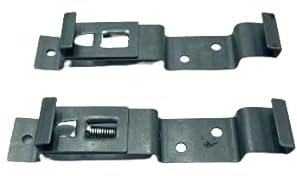 Juego DE 2 Soportes Placa DE MATRÍCULA Acero Inoxidable para CAMIÓN, Remolque, SEMIRREMOLQUE, FURGÓN, Plataforma,Furgoneta, 4x4,CARAVANAS,Campers