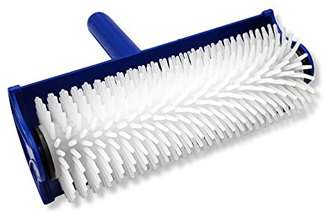 DEWEPRO® Entlüftungsroller Stachelwalze ø85mm x 240mm Breite - Handstachelwalze mit 20mm Stachellänge - Entlüfterrolle, Entlüftungswalze - Igelwalze in Profi-Qualität