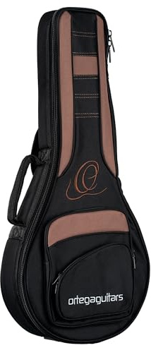 Ortega Guitars Pro Series Mandoline-Tasche - Nylon, ONB-MA | für Mandoline, Höhe 74cm, Breiter Halsgurt, mit Schultergurten