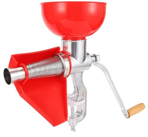 Ejoyous Tomatenpresse Tomaten Entsafter Manual Saftpresse Aluminiumlegierung mit Filter Fruchtpresse für Frucht Tomaten Zitronen Orangen Gemüse Küchenwerkzeug