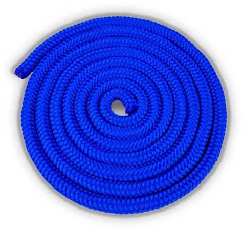 HAEST Springseil für Kinder & Erwachsene | 2,70 m Länge | Blau | 110 g Gewicht | Ideal für Schul- und Vereinssport | Robust & Anpassbar