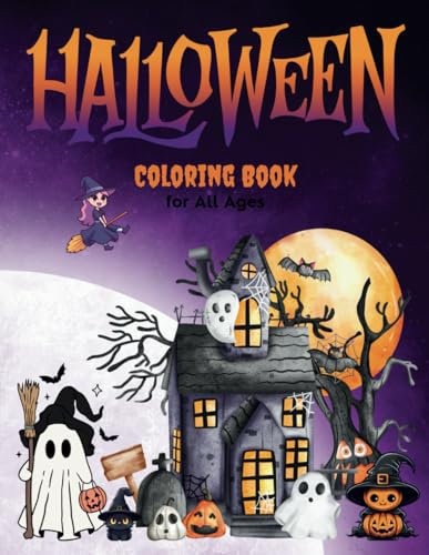 Halloween: A Cute and Enchanting Coloring Book for All Ages