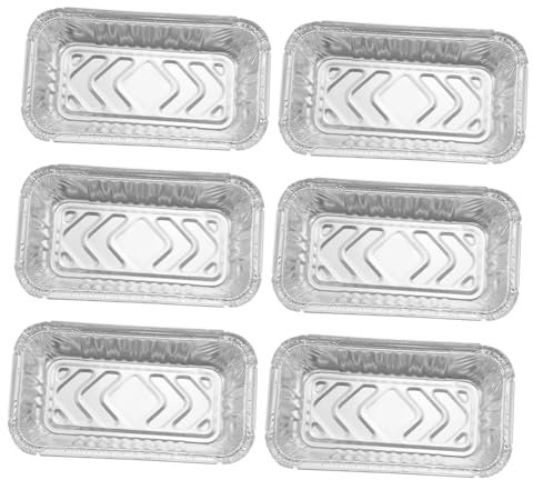 CIYODO 25pièces Boîtes Pour Barbecue Récipients Foil Pour Restauration Transport Aliments
