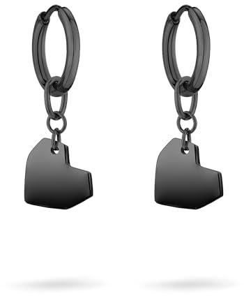 Liebeskind Berlin Creolen LJ-1485-E-26 IP Black