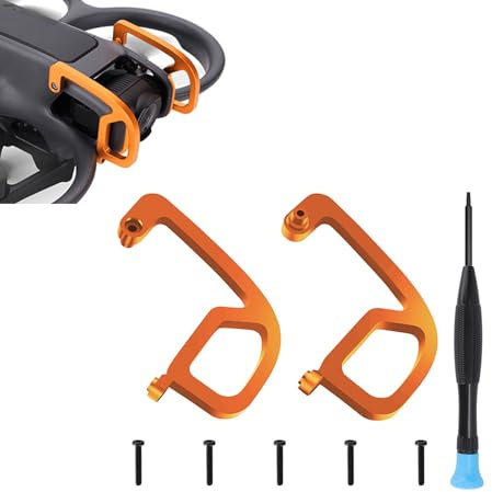 LICHIFIT Gimbal skyddsstötfångare för DJI Avata 2 drönare gimbal linsskydd anti-kollisions skyddsstång aluminiumlegering säkerhetsstötfångare tillbehör
