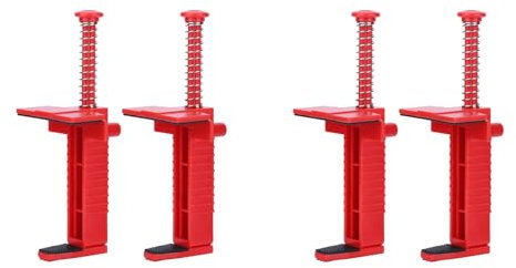 Pssopp 4Pcs Brick Line Runner Brick Liner Clamps Wire Drawer Bricklaying Tool Fixer for Building Construction Brickwork Wire Puller