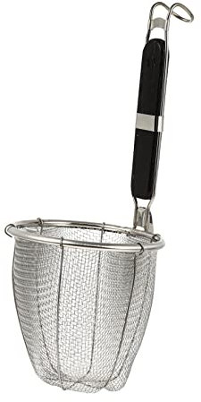HOLIDYOYO Passoire à Nouilles Poignée Ergonomique Maille Fine Pour Cuisson Et Égouttage Accessoire Pratique Pour Pâtes Et Légumes Cuisine Asiatique Et Pâtisseries