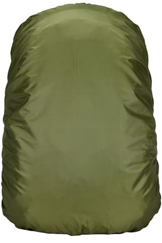 SSKHE Protection Sac à Dos Pluie Imperméable avec Bandes Réfléchissantes – Housse Anti-Pluie pour Randonnée, École et Activités Extérieures. (Green)
