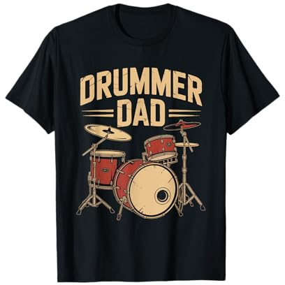 Idée cadeau Drummer Dad pour homme Drums Funny Daddy T-Shirt