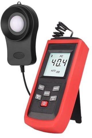 Luxometro Digitale Luxmetro Professionale Misuratore Di Luce Portatile Luxmetro Ad Alta Precisione Illuminometro Fotometro 100000LUX(TA8131 Split Type)