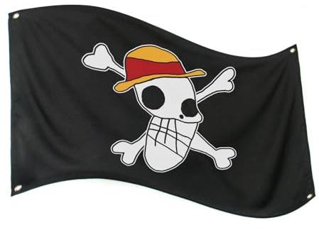 Drapeau Pirates Drapeau Anime 90x60cm
