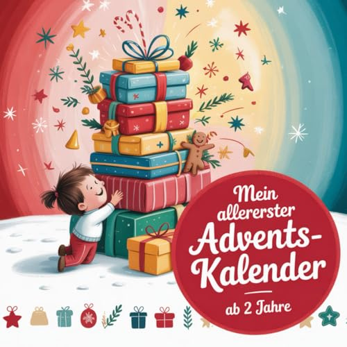 Mein allererster Adventskalender - ab 2 Jahren: zum Vorlesen und Ausmalen