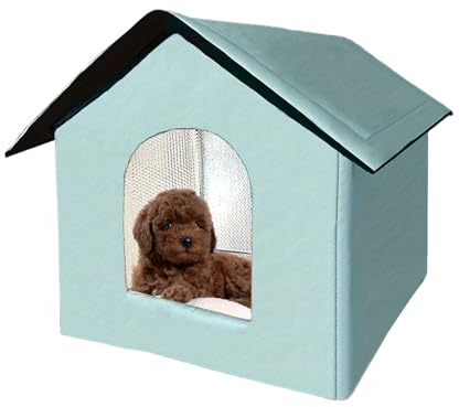 Casa Para Gato Al Aire Libre Resistente A La Intemperidad - Cama Resistente Al Viento Cabaña Tienda Escondite - Casas Para Gatos Errantes Y Apartamentos | Para Al Aire Libre Patio Balcón Juego Y D