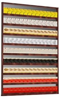 HJYXXSR Zigarettenständer aus Aluminiumlegierung, Wandmontage, Organizer für Koffer und Streichholzschachteln, Einzelhandelsgeschäft, Barschrank (80 x 3 x 100 cm)