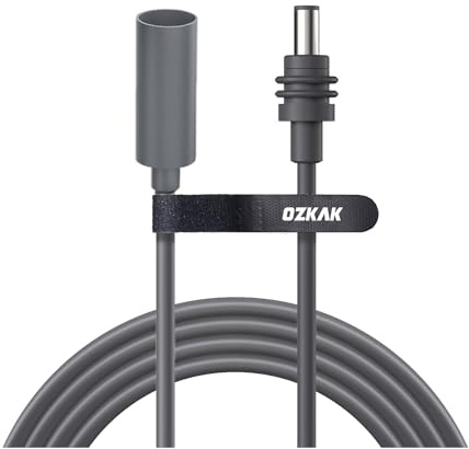 Starlink Mini Extension Cable Waterproof DC5521 Male to Female, 18AWG Power Cable Extension Cord, Outdoor IP67 Weatherproof Power Cord for Starlink Mini RV Roof Installation, 2M