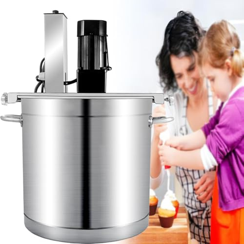 Agitatore automatico, macchina miscelatrice automatica in acciaio inossidabile, frullatore per alimenti, macchina miscelatrice elettrica per marmellata e salsa, pentola per mescolare aliment