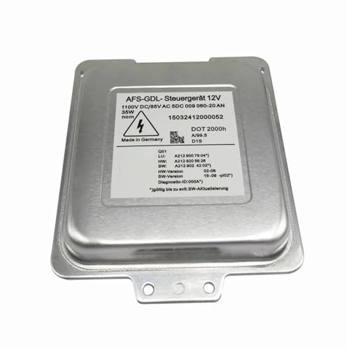 Scheinwerfer Steuergerät Kompatibel mit Benz für E Class W212 Limousine 2010 2011–2013 5DC009060-20 5DC009060 20 5DC00906020 D1S Xenon-HID-Scheinwerfer-Vorschaltgerätmodul