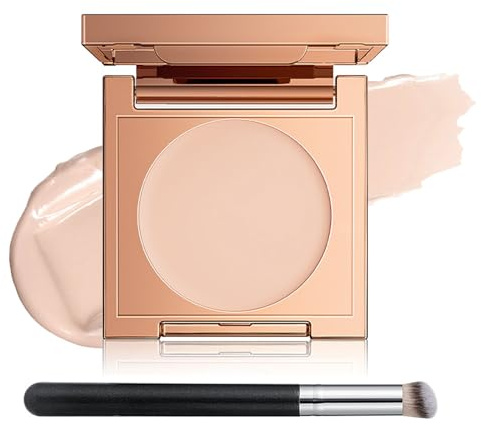 CC Undereye Corrector, full täckning concealer, vattentät och långvarig under ögonbrister, Corrects Dark Circles Red Marks & Softens Fina Lines, täcker ögonringar, ljus och felfritt utseende