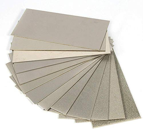 Diamond Sharpener Whetstone Tool Diamond Coated Sharpener Knife Tool Thin Rectangle Plate 2000 Grit