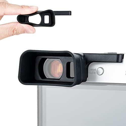 KIWIFOTOS X100VI Kamera Extended Augenmuschel Okular für Fujifilm Fuji X100VI X100V Kamera, X100VI Sucherschutz Zubehör