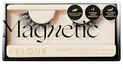 Velour Magnetic Effortless Lashes - Einfache Anwendung, 30+ Anwendungen - Künstliche Magnetische Wimpern - Opposites Attract