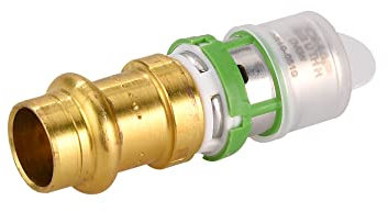 COMAP Raccord passerelle métallique cuivre vers multicouche à sertir - cuivre 16 - Multicouche 16x2 - Raccords MultiSkin - 7871W1616