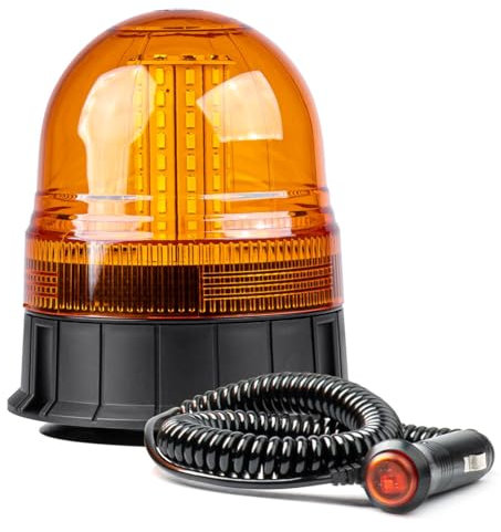 AMIO 01502 Luz giratoria Baliza giratoria Luz giratoria de emergencia Baliza rotativa