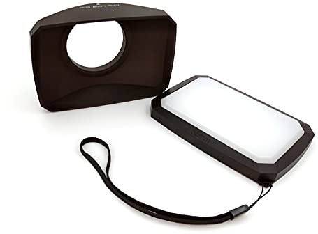 55 mm 16:9 Weitwinkel-Gegenlichtblende, kompatibel mit Sony FDR AX40 AX43 AX53 AX55 Camcorder-Kamera-Zubehör