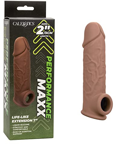 CalExotics Performance Maxx Life-Like Extension 7 Inch - Brown