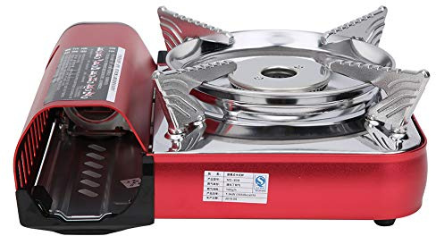 Réchaud au propane ou au butane Réchaud à double combustible Réchaud de camping portable avec étui de transport Idéal pour le kit de préparation aux situations d'urgence