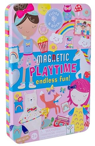 Floss & Rock Rainbow Fairy Magnetische Spielzeit, 19,5 cm Höhe, kreatives, fantasievolles Spielen