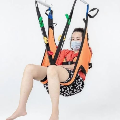 FUYAO Patient Full Body Lift Sling, Elderly Obese Disabled Lifting SlingToileting Hoist Sling Stair Slide Mobile Sling Suitable for People with Reduced Mobility