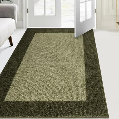 FCSDETAIL Schmutzfangmatte Innen 86 x 150 cm, rutschfeste Fußmatte, waschbar Sauberlaufmatte, absorbierend Fussmatte für Hund, Eingang, Haustür