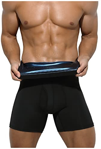 Casey Kevin Culotte Gainante Boxer Compression Homme Taille Haute Caleçons Gaine Ventre Plat Amincissant sous-Vêtements