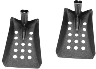 POPETPOP 2 Palas De Metal para Desatascar Desagües Pala De Jardín Portátil para Eliminar Fugas Y Limpiar Eficazmente Los Agujeros.