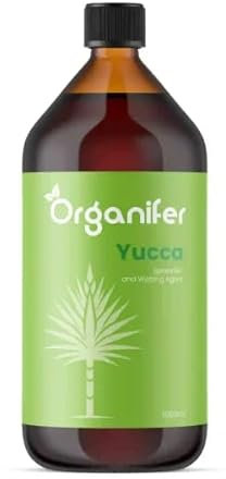 Fertilizzante Da Yucca - (1 L - 10.000 M2) - Fertilizzante Liquido - Umidità Delle Piante - Ammendante Del Terreno - Efficienza Nell'Uso Dell'Acqua E Resistenza Alla Siccità - Organifer