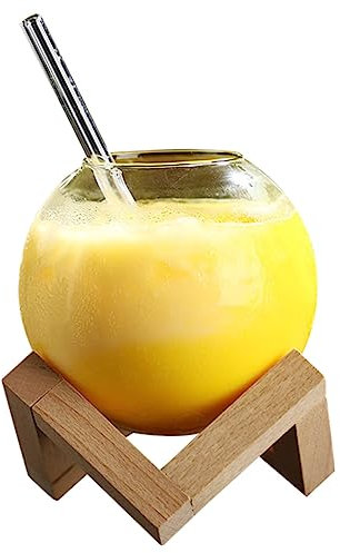 Ciieeo Soporte De Madera Para Vasos De Vidrio Hechos A Mano Diseño Creativo Y Artículos Para Beber Estéticamente Agradables