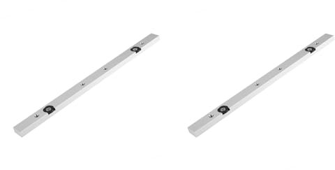 2 barre di scorrimento a T, in lega di alluminio, strumento per la lavorazione del legno, 300 mm