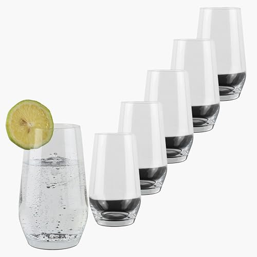 Sauerland GLAS 6er Set Trinkglas Mara 400ml