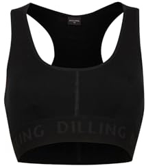 Dilling Damen Sport BH aus Merinowolle - Schwarz 40