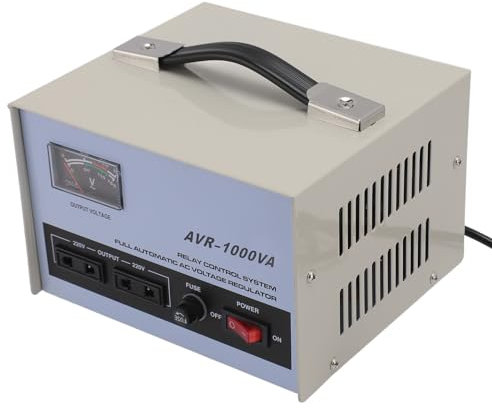 Controller di TENSIONE, 220 V STABILITORE TENSIONE DELLA 1000W 160-250 V Ingresso Alta stabilità per Dispositivi Elettronici (Spina europea)