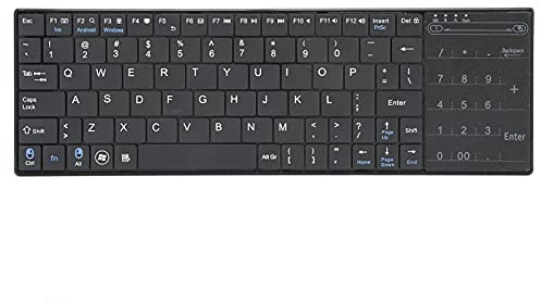 Tastiera wireless GearWell, tastiera touchpad Bluetooth per forniture per computer PC KB709
