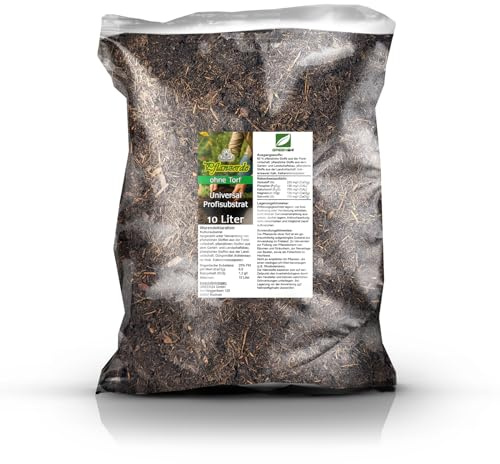 GREEN24 Torffrei Gärtnererde/Pflanzerde 10L – Universalerde für Zimmerpflanzen, Gemüse, Kräuter & Zierpflanzen | feinkrümelig, luftig, Gute Wasserführung, startgedüngt | Profi-Linie Substrat