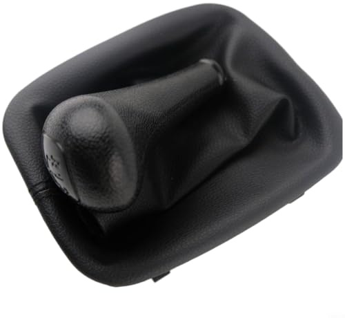 Entgoinggo Staubschutz für Gangschaltung, für Mercedes W123, W124, W126, W140, W190, W201, W202, flexibler PU-Leder-Ersatz, für Schaltgetriebe (5-Gang)