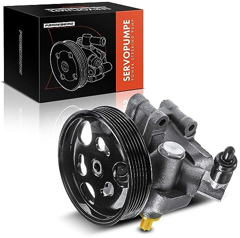 Frankberg Bomba Hidráulica de Dirección Asistida con Poleas Compatible con Fiesta JA JB J5 J3 1.25L-1.6L 1999-2002 KA RB 1.3L 1999-2002 Sustituir# 3907535