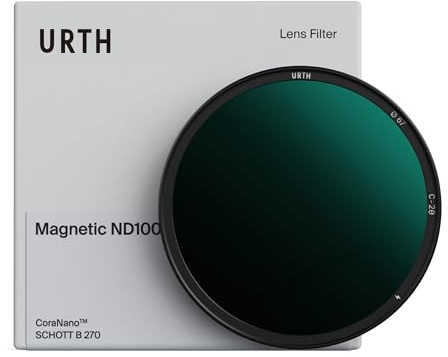 Urth 49mm Magnetic ND1000 (10 Stop) Lens Filter (Plus) | 20-Layer Nano-Coated, HD Optical Glass, Neutral Density Camera Lens Exposure Filter
