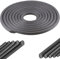 cyclingcolors sellado espuma polietileno rollo juntas cinta cuerda redondo PE puerta, ventana Perfil de rellenado Calafateo aislamiento acústico y térmico (Ø6mm x 1 metro)
